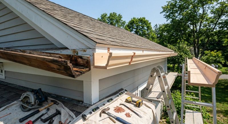 Wood Gutters Installation in Mcdonough, GA
