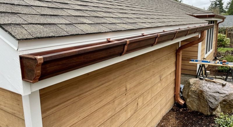 Wood Rain Gutter Installation in Clarksville, TN