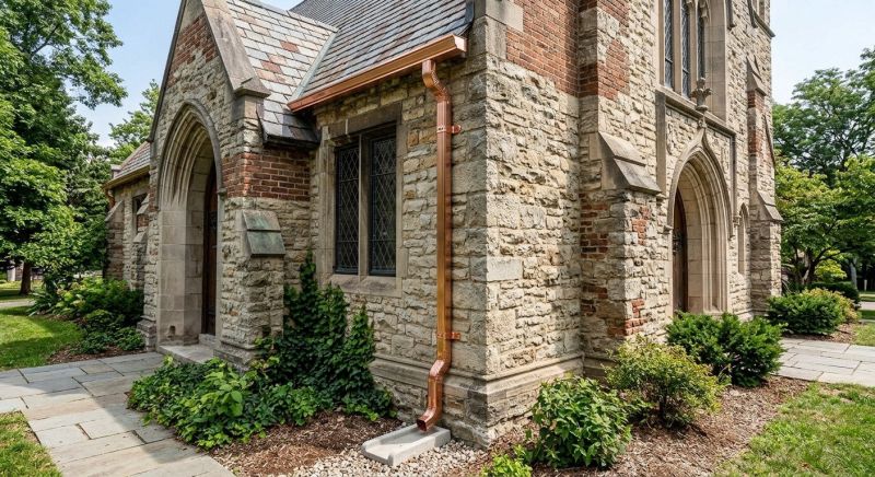 Church Downspout Repair in Sacramento, CA