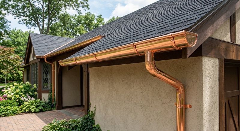 Copper Gutter Replacement in Clarksville, TN