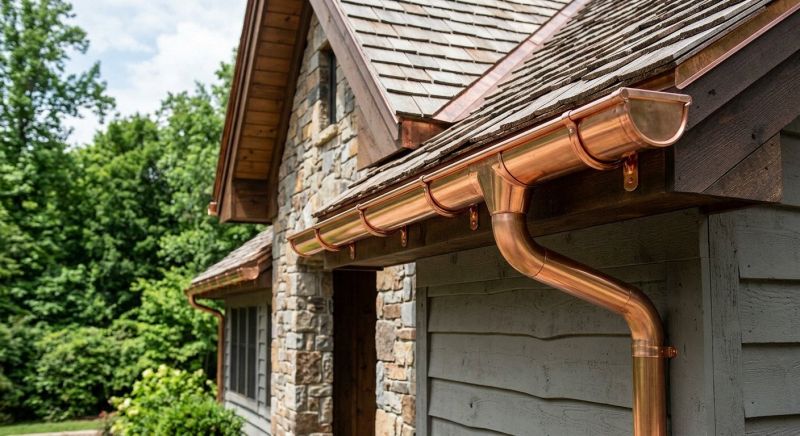 Copper Gutter Replacement in Mcdonough, GA
