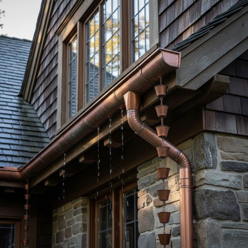 How Copper Gutter Installation Enhances Curb Appeal And Home Value