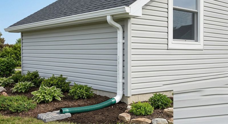 Plastic Downspout Installation in Arvada, CO