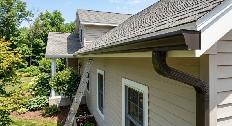 Steel Rain Gutter Installation in Clarksville, TN