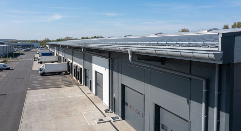 Warehouse Gutter Installation in Roseville, CA