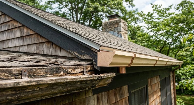 Wood Gutter Replacement in Mcdonough, GA
