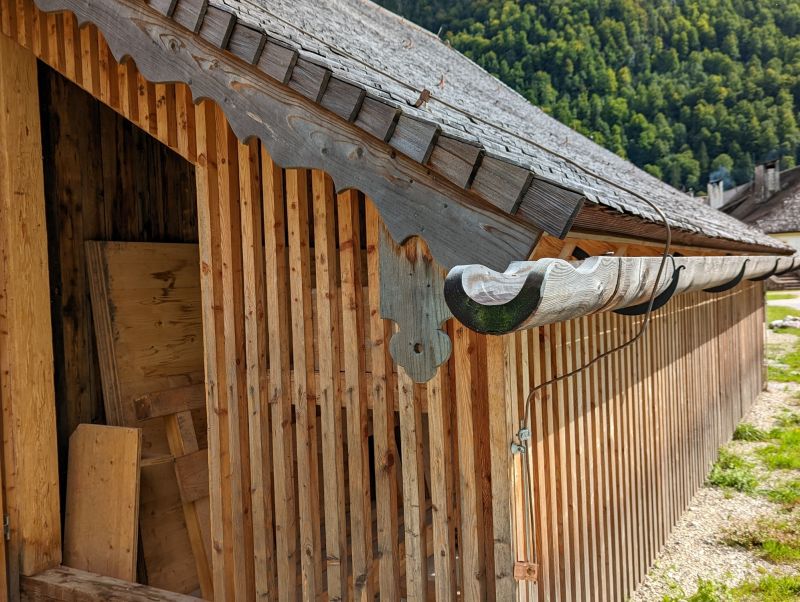 Decorative Wood Gutters