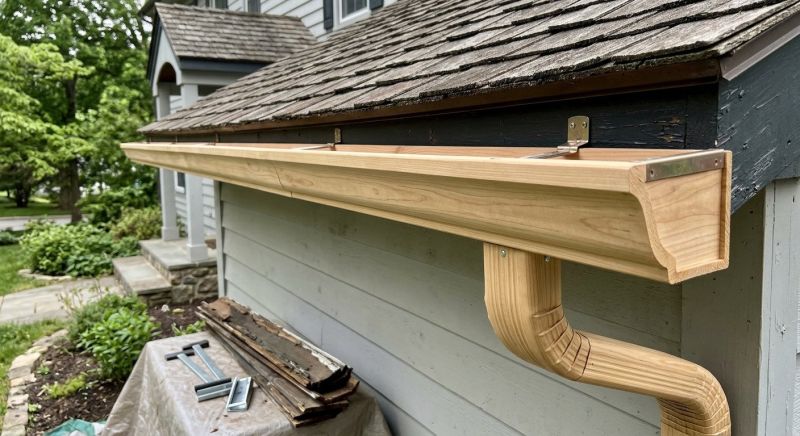 Wood Gutters Installation in Clarksville, TN